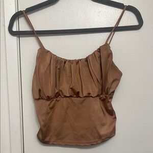 Elegant Brown Women's Top